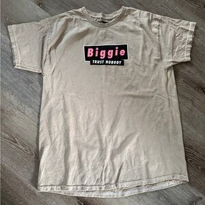 Biggie Trust Nobody Tan T-Shirt